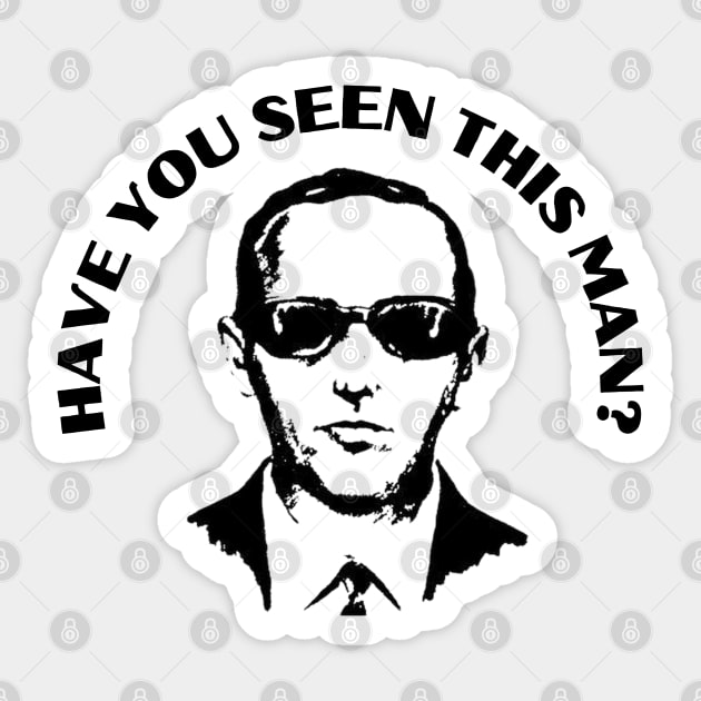 D.B. Cooper Sticker by Aint It Scary